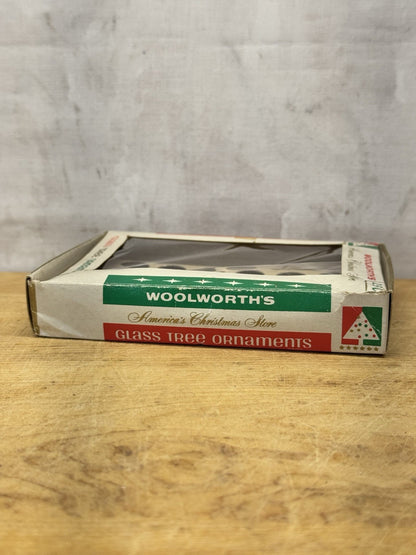 Woolworths Glass Tree Ornament Box Empty #1067