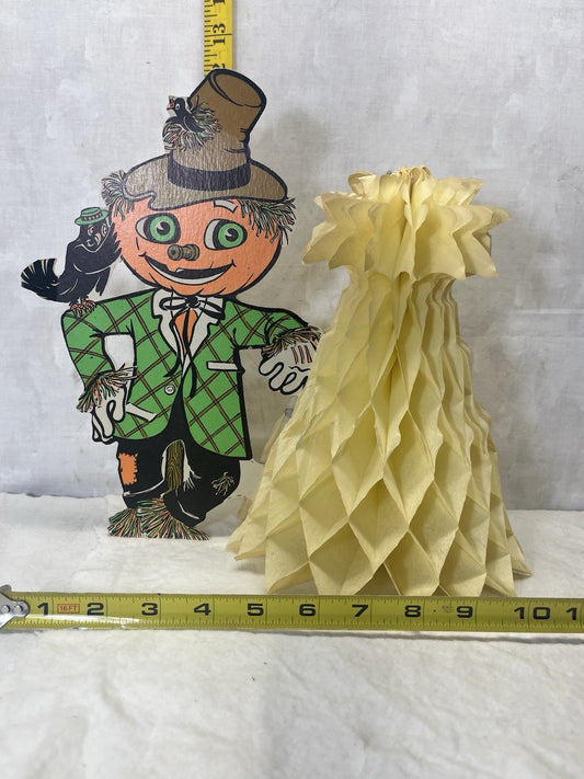 Halloween Beistle Scarecrow Cardboard Cutout