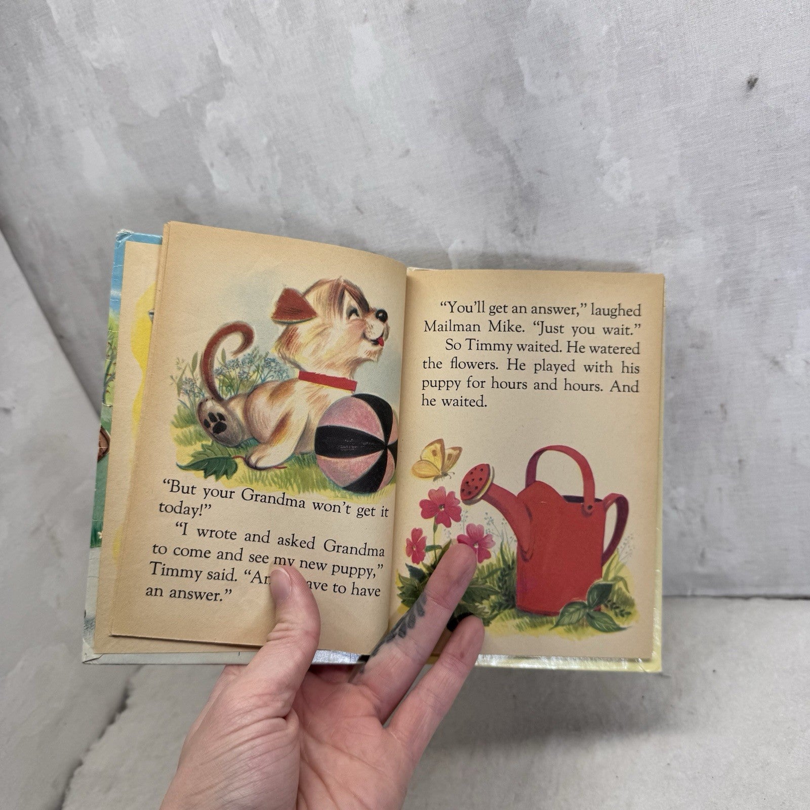 Mailman Mike Rand McNally Junior Elf Book Vintage Children’s Book 