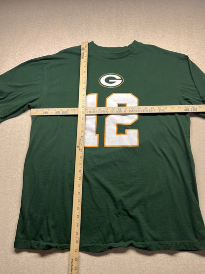 green bay packers shirt #12 Rodgers xL