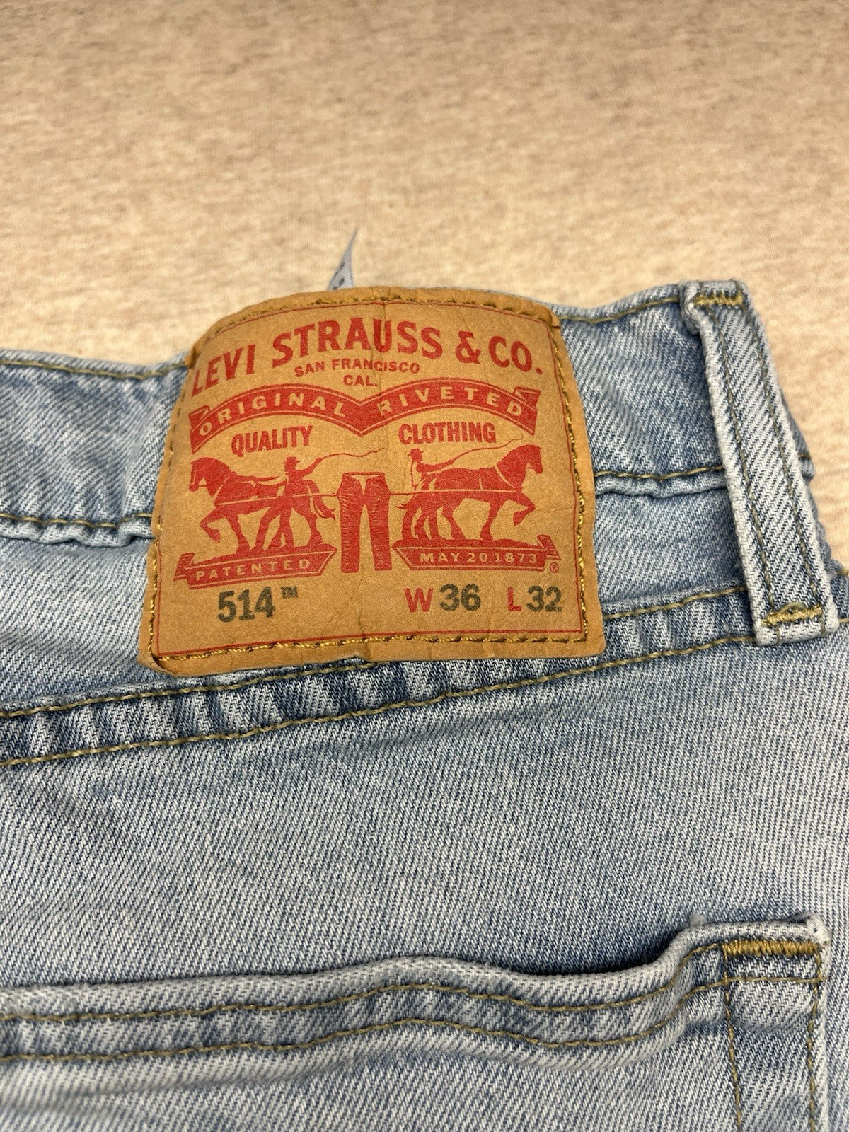 levis 514 jeans mens size 36x32