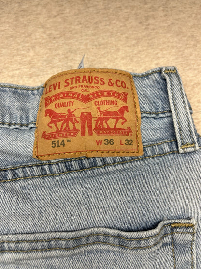 levis 514 jeans mens size 36x32
