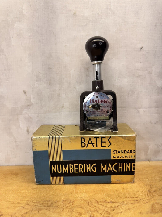 Bates Numbering Machine #1033