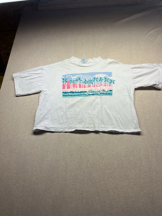 1990s Women’s Maui Knit Crop top 