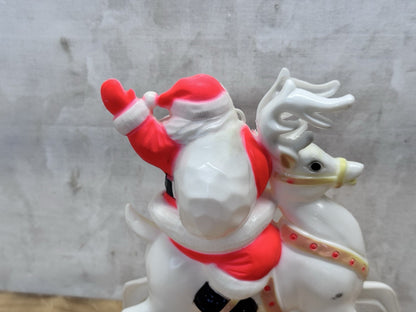 Vintage Santa Claus Christmas Reindeer #1482