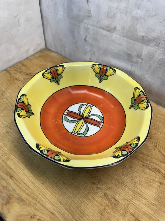Vintage Art Deco Beyer And Bock Germany Bowl #1340