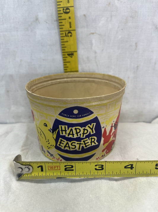 Continental Car Co. Easter Waxed Cardboard Container Vintage
