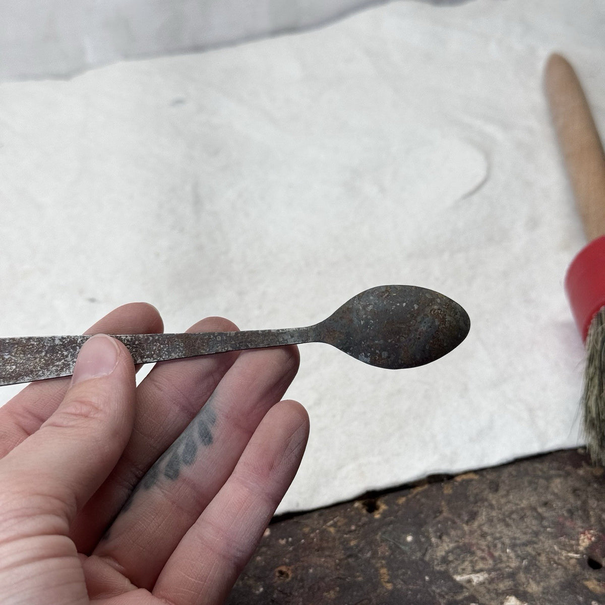 Rustic Gerber Vintage Baby Spoon