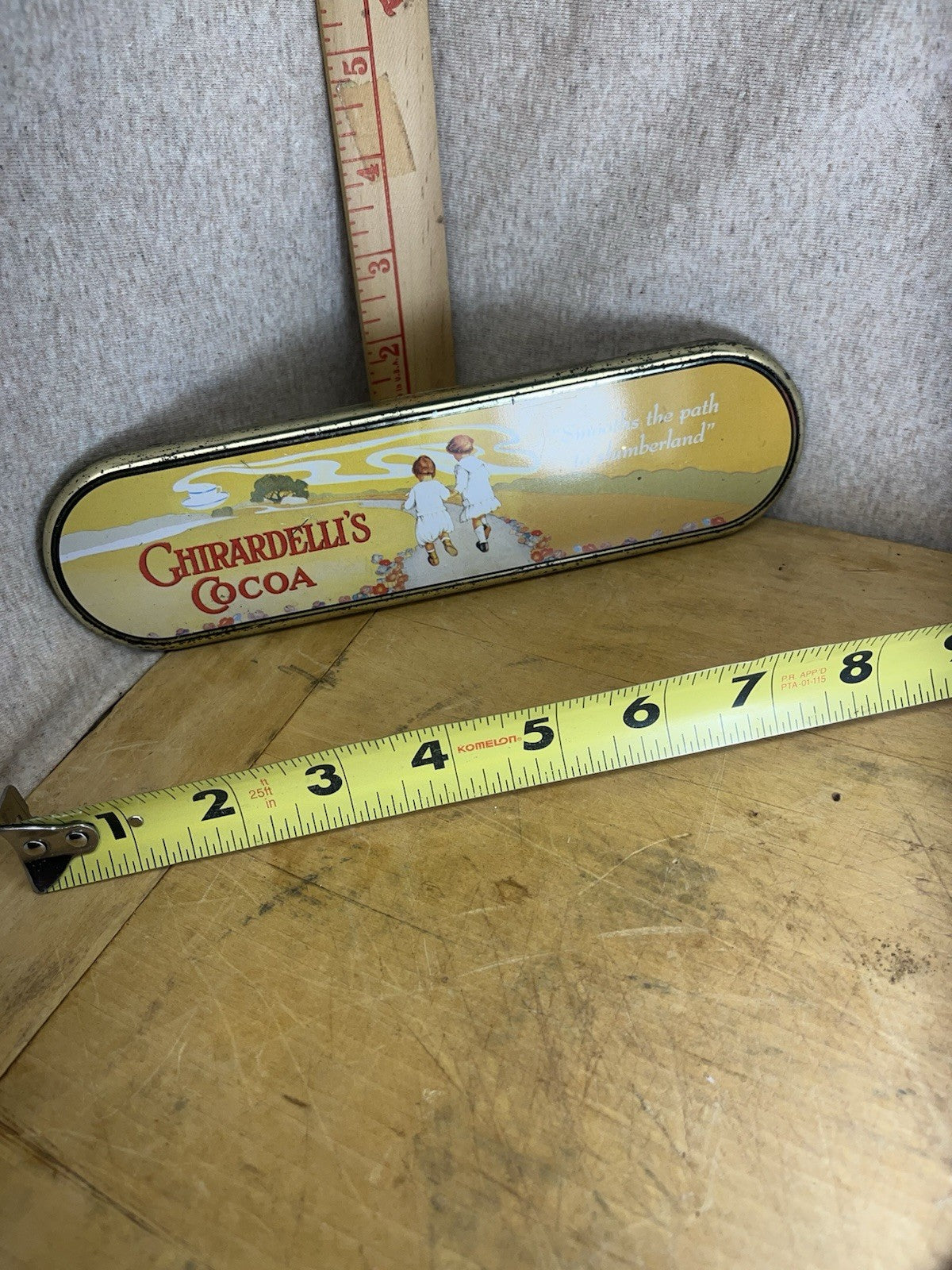 Ghirardelli’s Cocoa Empty Tin