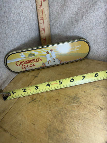 Ghirardelli’s Cocoa Empty Tin