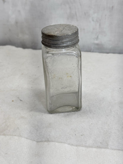 Rawleighs Vintage Glass Bottle Aluminum Cap 