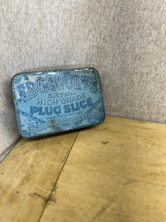 Edgewood Empty Plug Slice Tobacco Tin