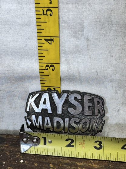 Kayser Madison Wisconsin Vehicle Badge Vintage #1859