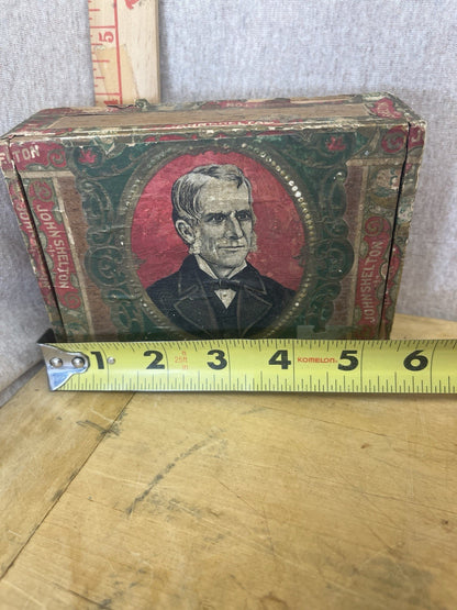 Sir John Shelton Empty Cigar Box