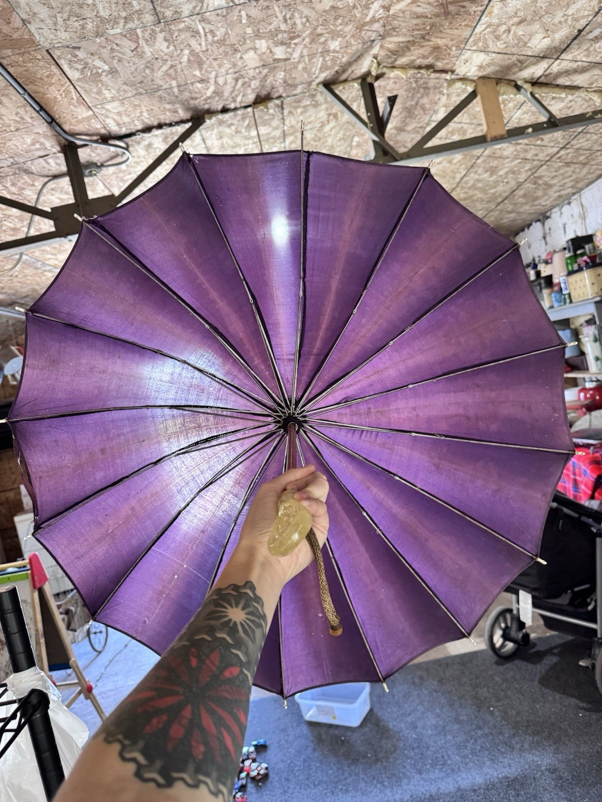 Vintage Parasol #S-1693