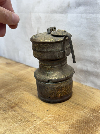 Vtg Antique Early 1900s  Miners Lamp #1427