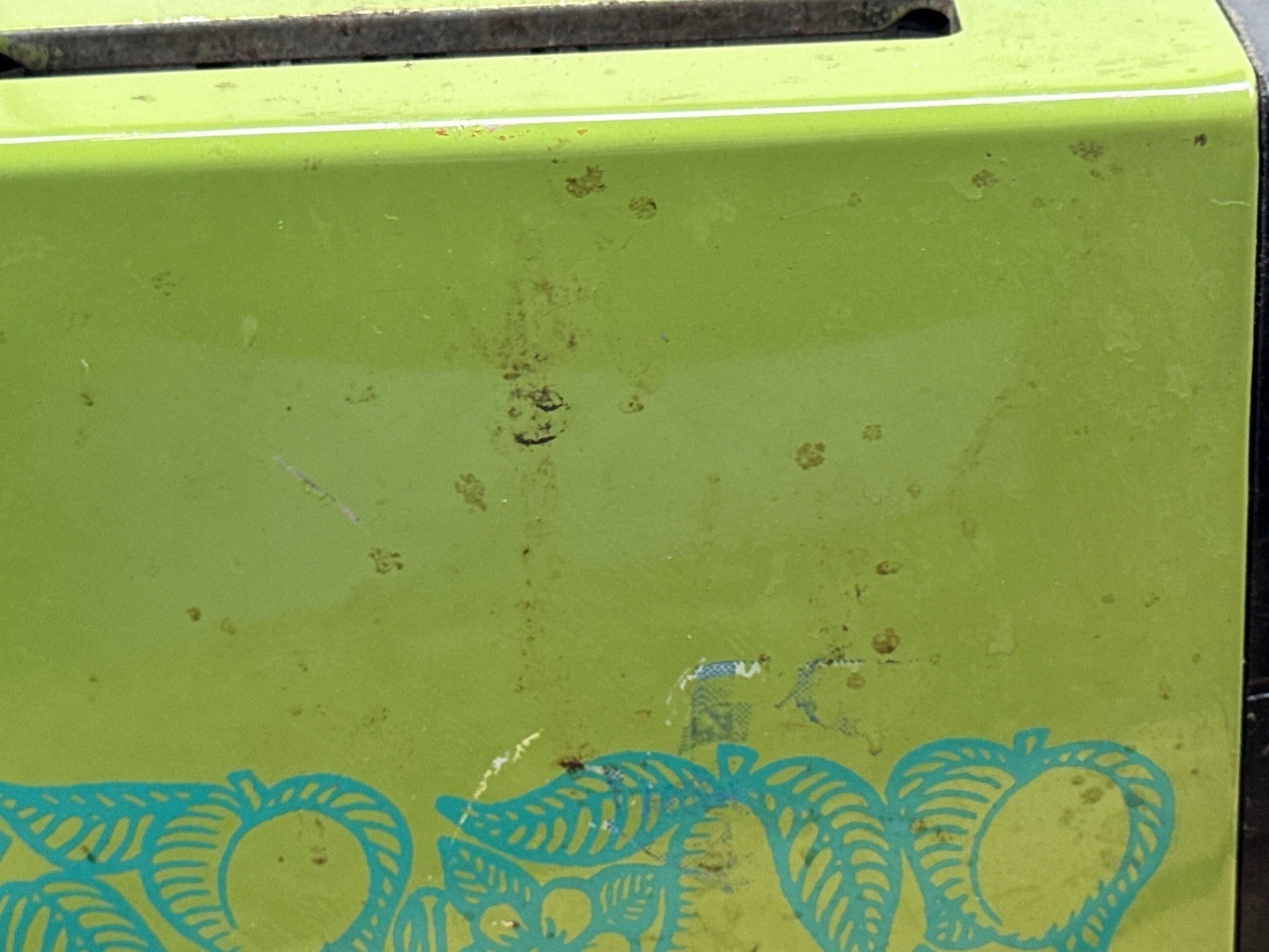 Vintage Green And Black Toaster Display Only #1145