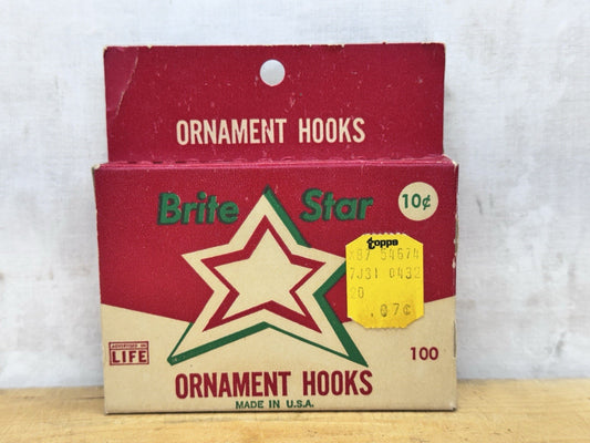 Vintage Ornament Hooks With Box #1113