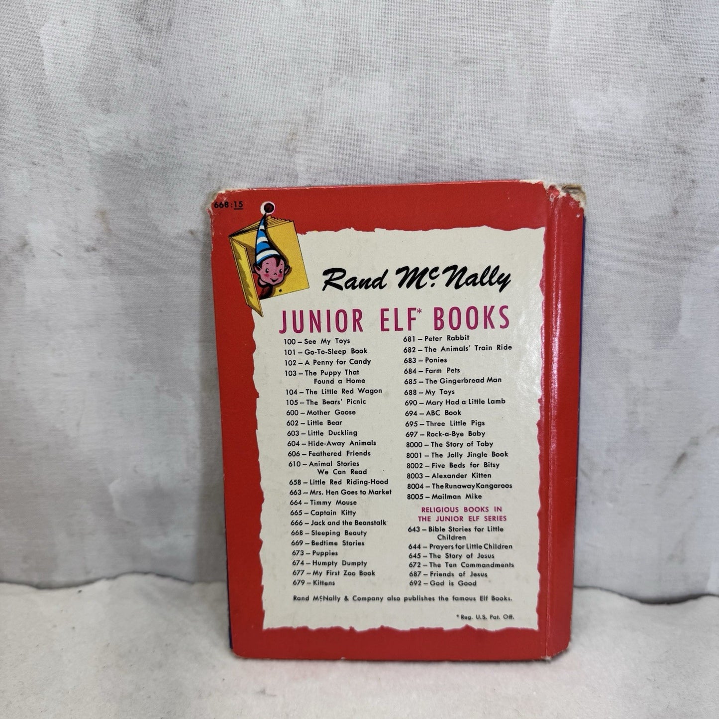 Sleeping Beauty Rand McNally Junior Elf Book Children’s Vintage 