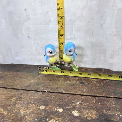 Norcrest Bluebirds On Branch Figurine Vintage