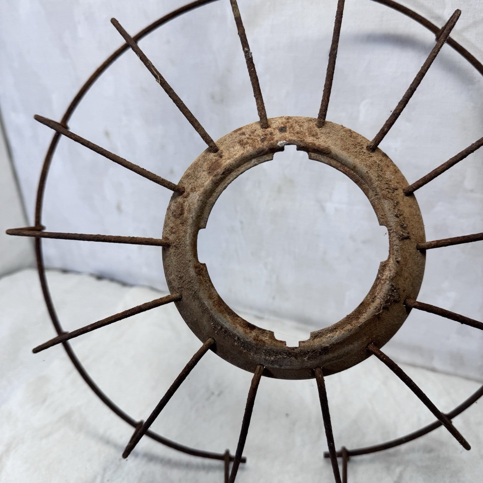 Chicken Caged Light Cover Metal Vintage Repurpose