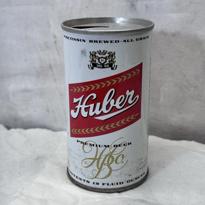 Huber Premium Beer Wisconsin Brewed Vintage Can Empty