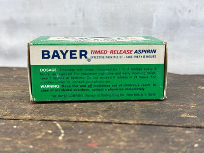 vintage Nos Bayer  Medical Full Box #1005