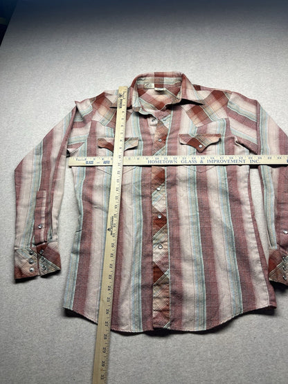 Vtg Pennington Men’s Medium Lsleeve Western Shirt