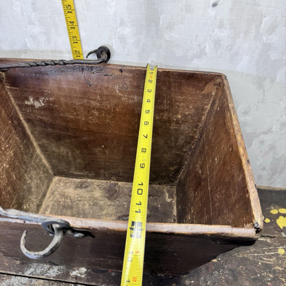 Cambria Grain Company Large Wooden Grain Measure Box Primitive 