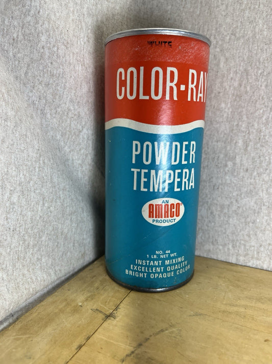 Color Ray Powder Tempra Empty Vintage