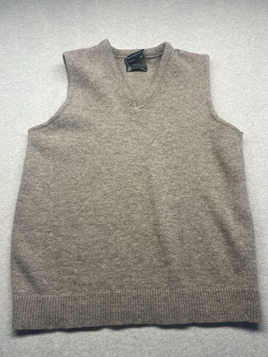 1960s, 70s Men’s Tan Wool Knit Vest
