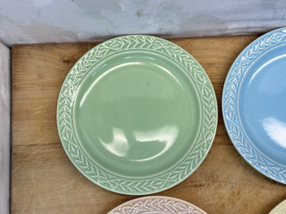 Laurella Set Of Four Plates Vtg #1297