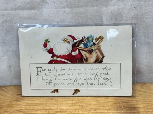 1929 Christmas Postcard  #1319