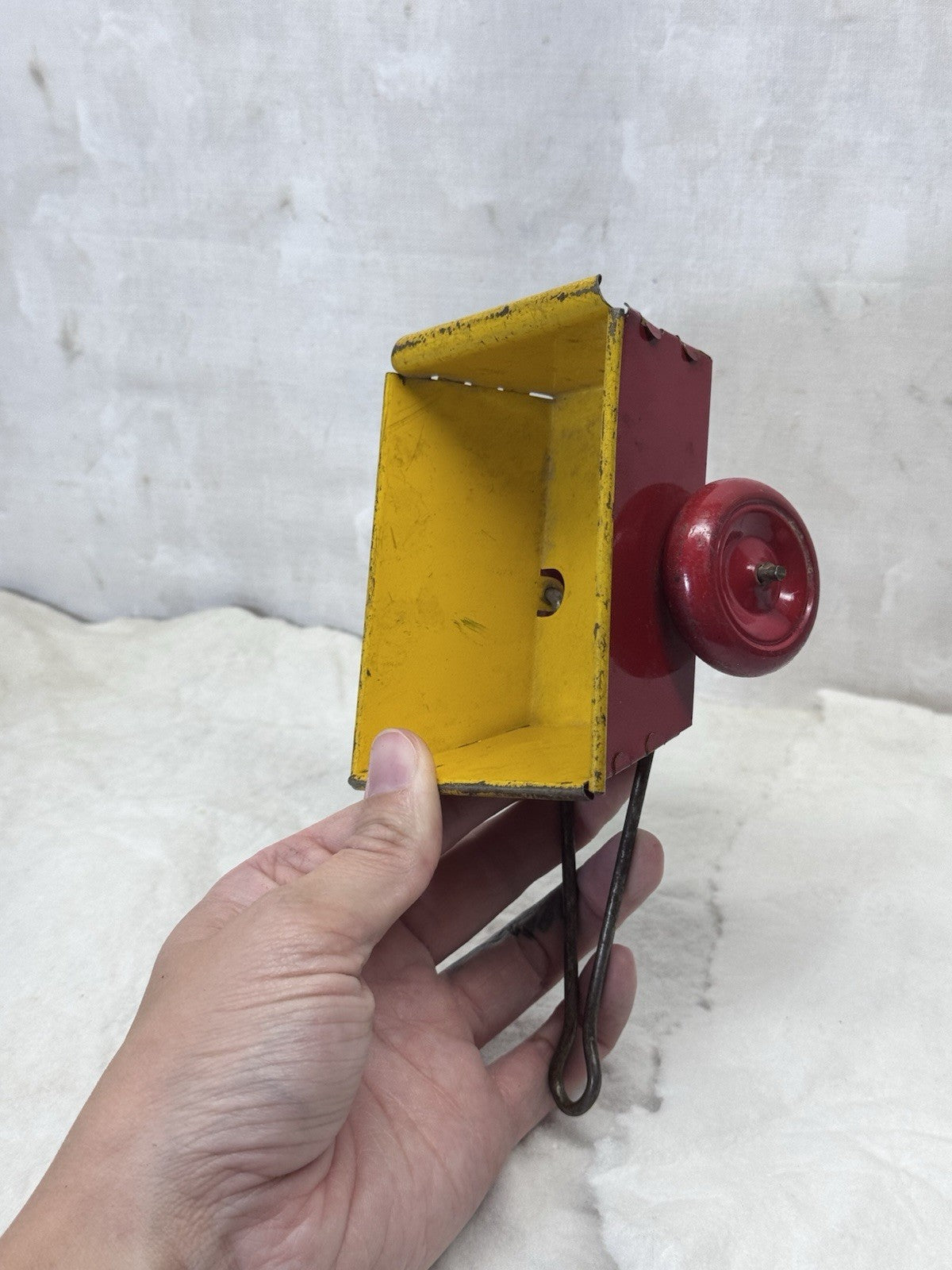 Mini Tin Toy Cart Vintage #S-1767