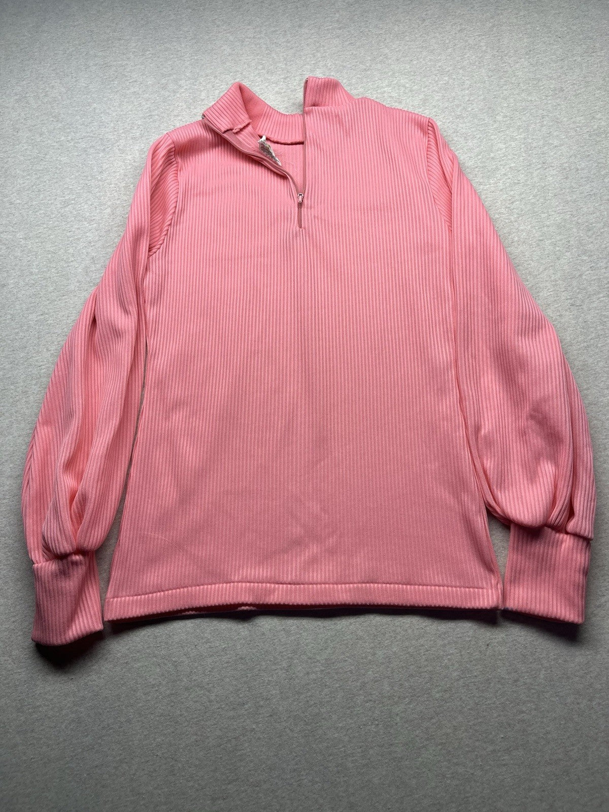 1960s Women’s Knit Peach L Sleeve Back Zipper 