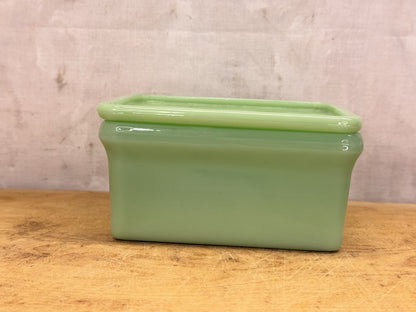 Jadeite Drippings Grease Container Antique Excellent Condition #1115