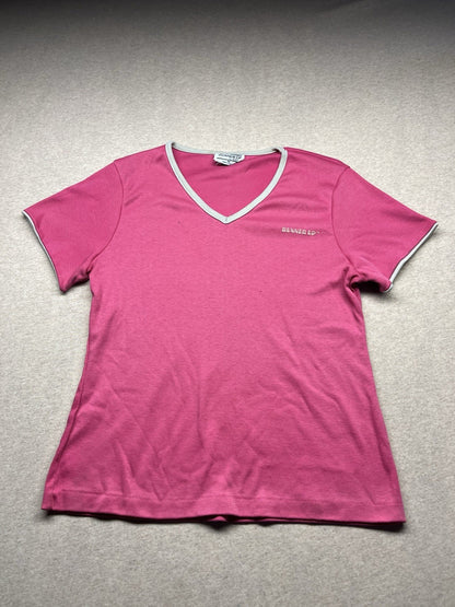 1980s Women’s Pink Knit Top