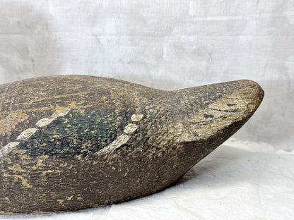 Vintage Wooden Hunting Duck Decoy 
