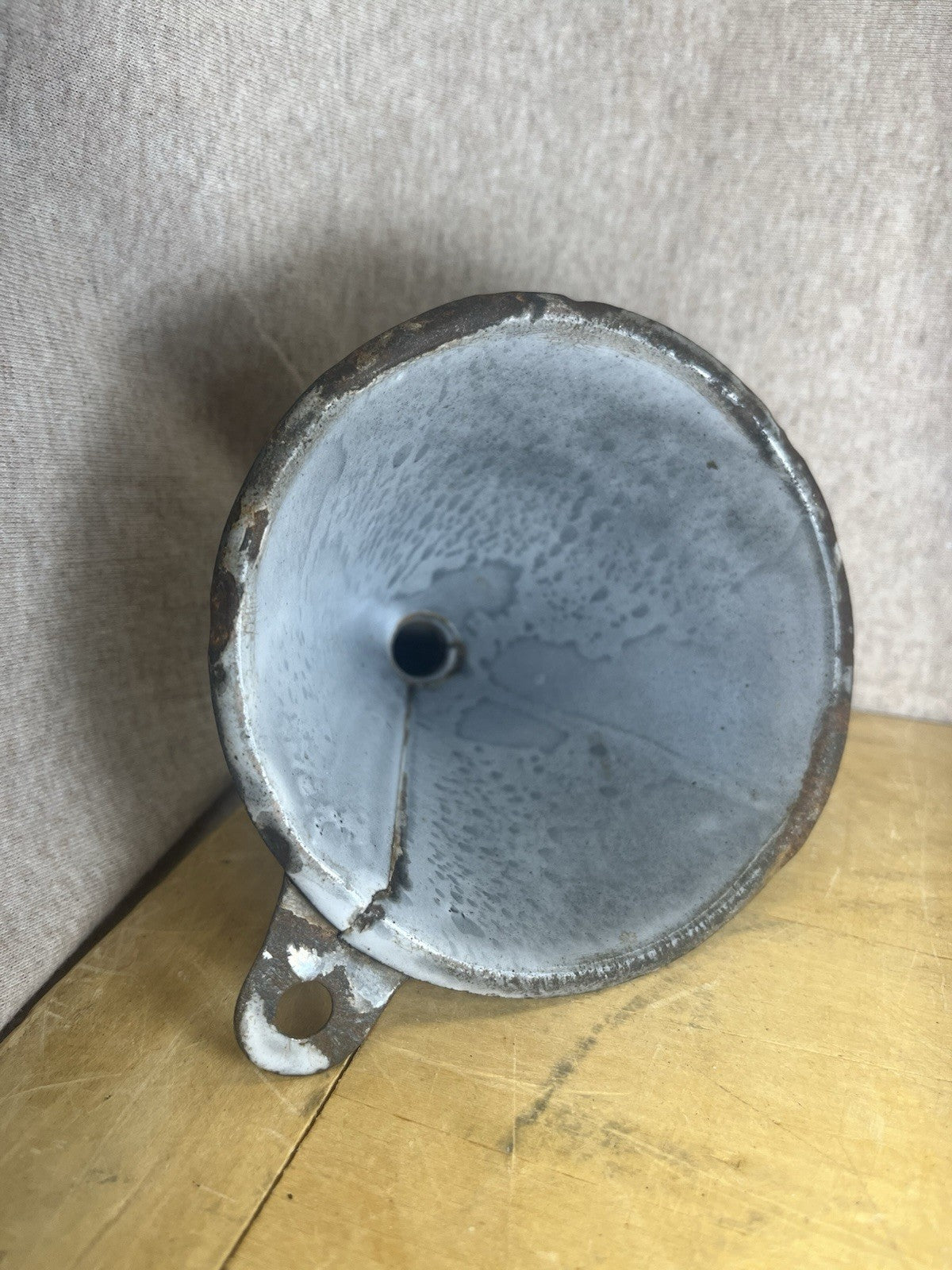 Grey Enamel Funnel