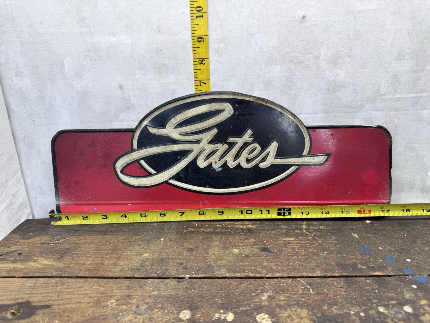 Gates Automotive Sign Vintage #1102