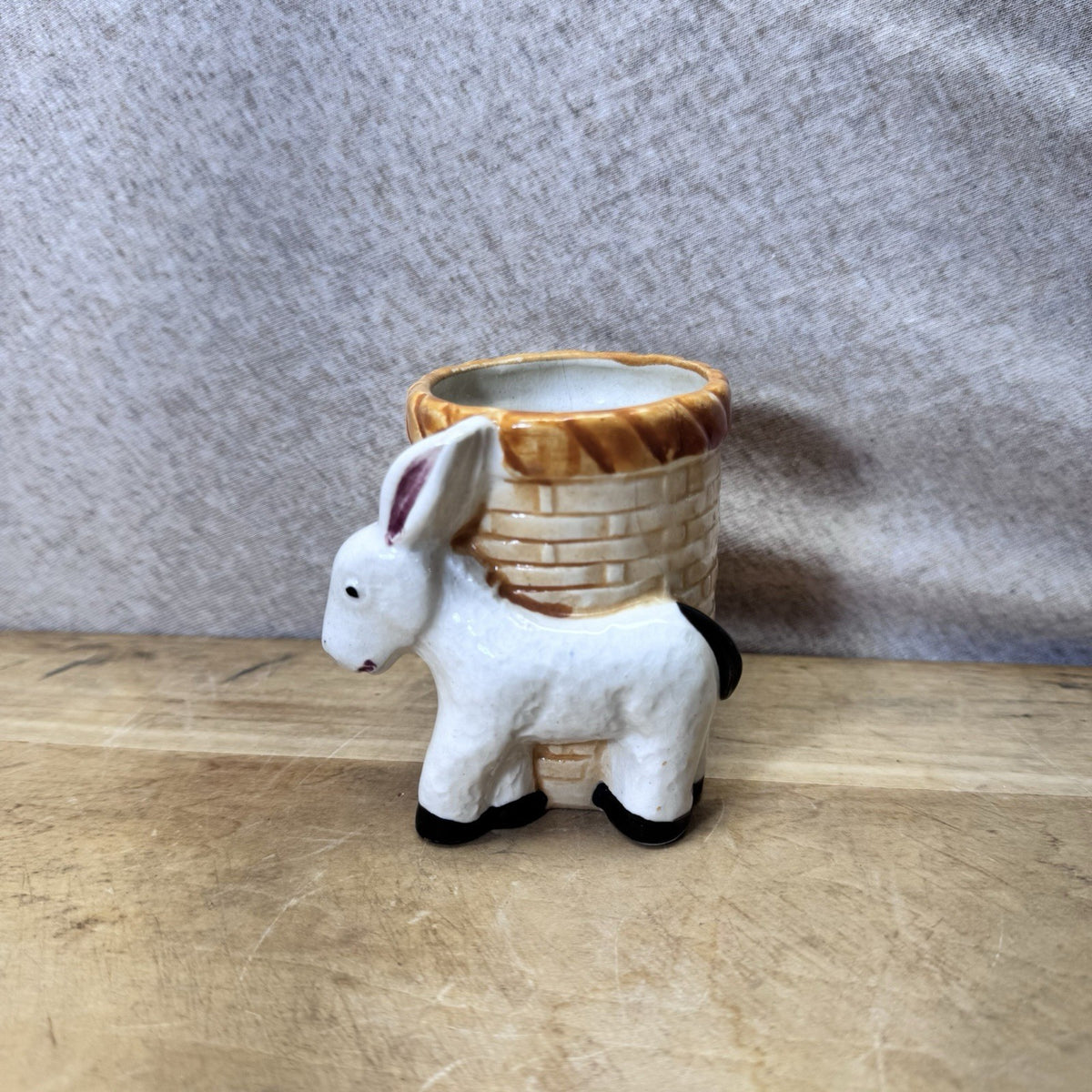 Donkey Toothpick Holder / Planter Vintage Small Occupied Japan