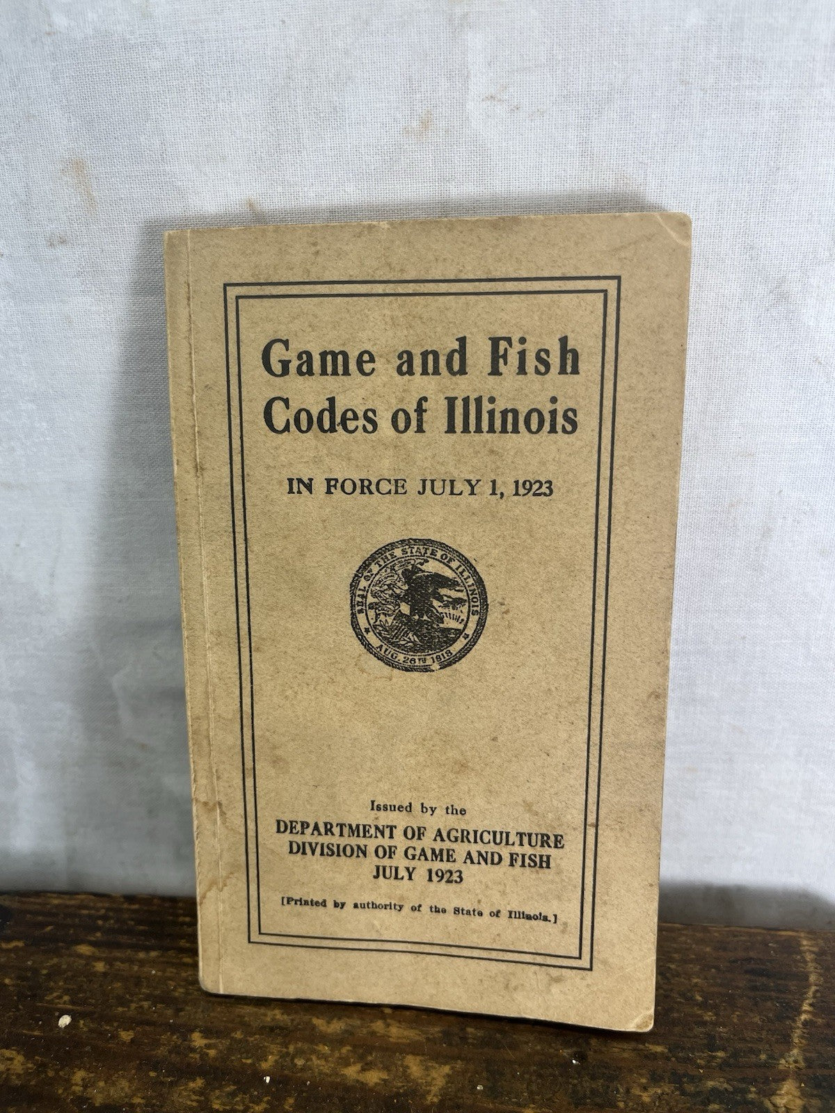 Game and Fish Codes of Illinois booklet 1923
