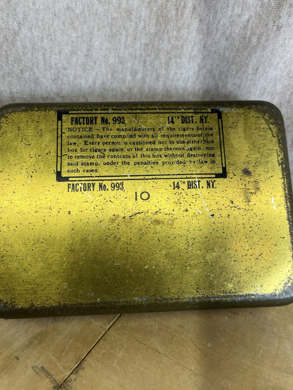 Dutch Masters Empty Vintage Tobacco Tin