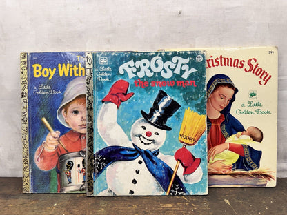 Three Little Golden Books Vintage #1038