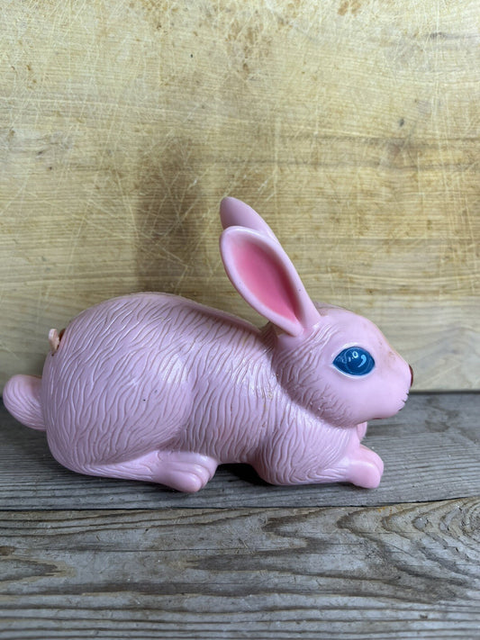 Vintage 1940s Marx Non Working Pink Bunny Collectible #1225