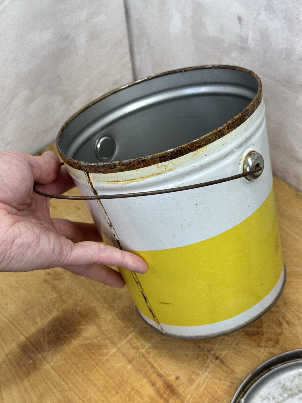 Oscar Mayer Leaf Lard Tin Vintage #1190