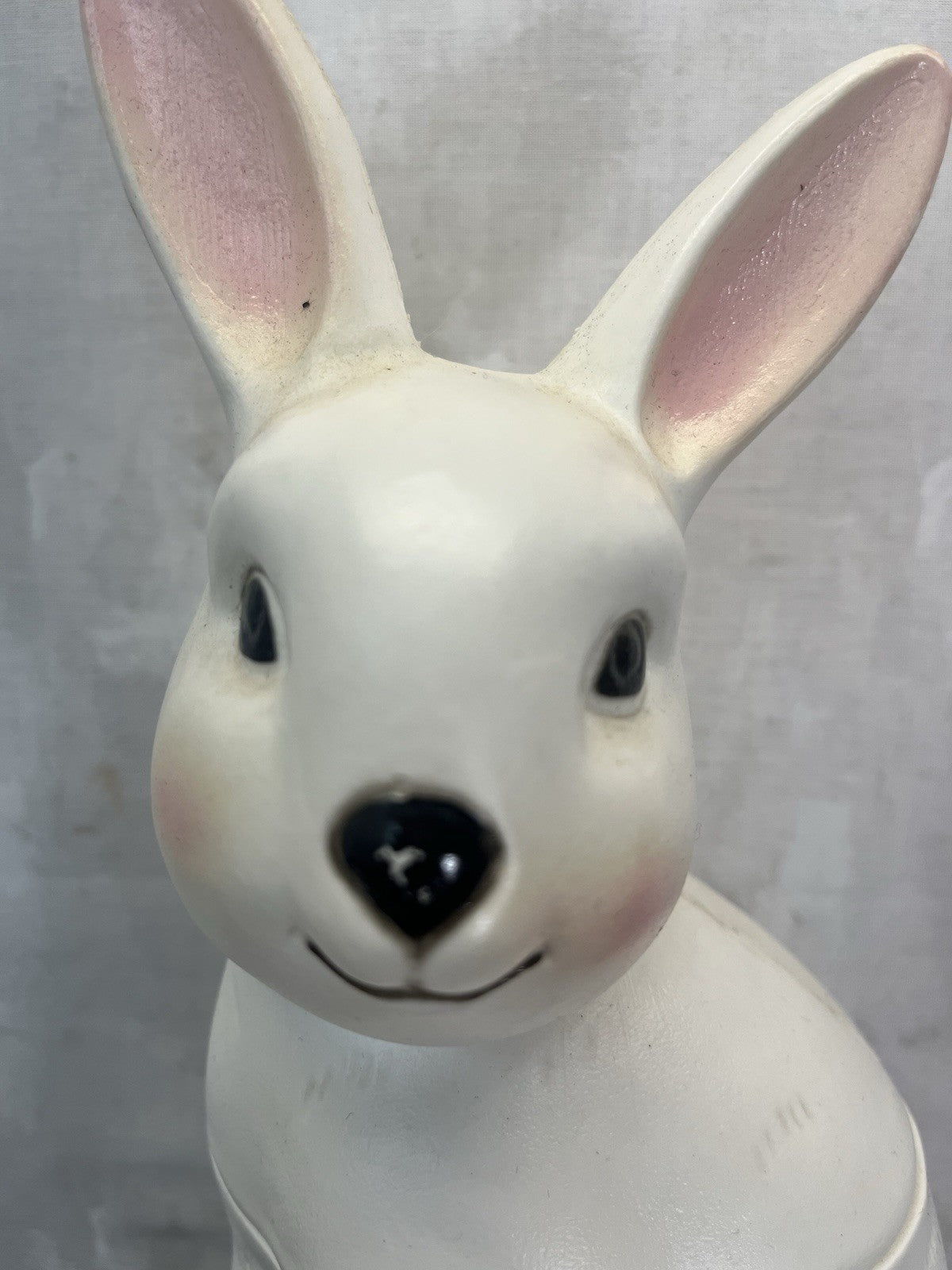 Easter Vintage Rabbit Candy Container Blow Mold