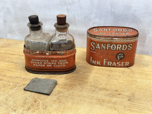 Sanford’s Ink Eraser No. 298 Tin Antique #1448
