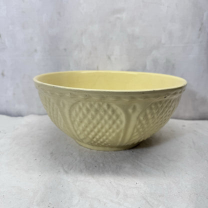 Yellow Stoneware Bowl Vintage 
