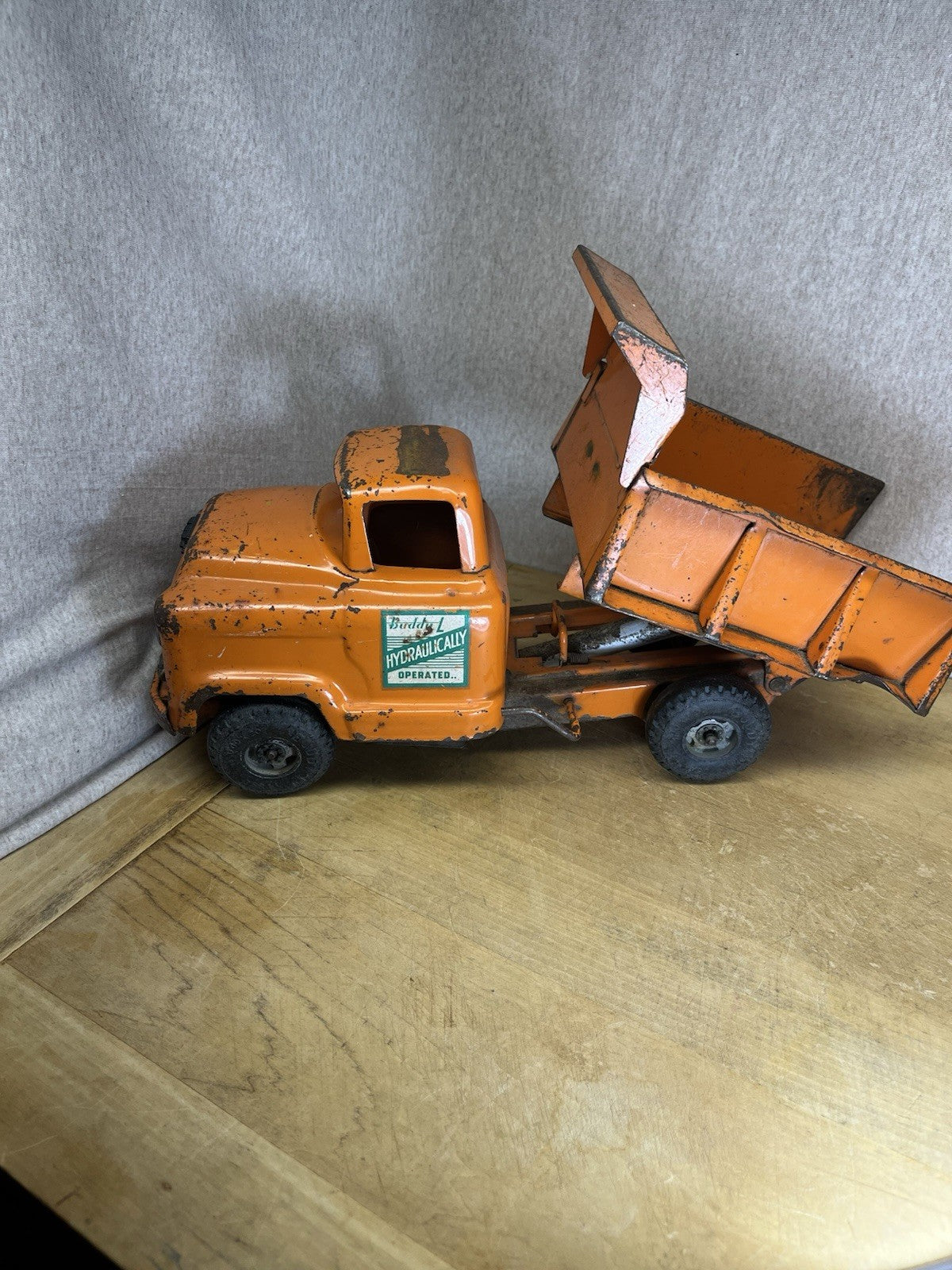 vintage buddy L hydraulic dump truck